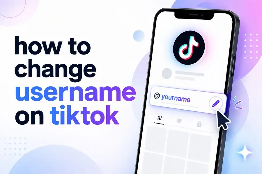 how to change username on tiktok